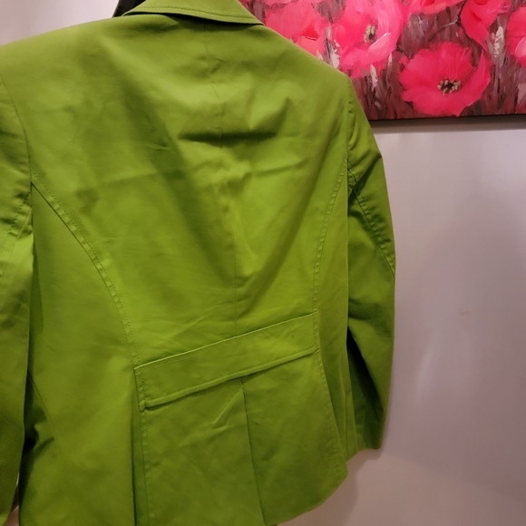 A Line Brand - Lime Green Jacket, Size 4P - Picture 2 of 4